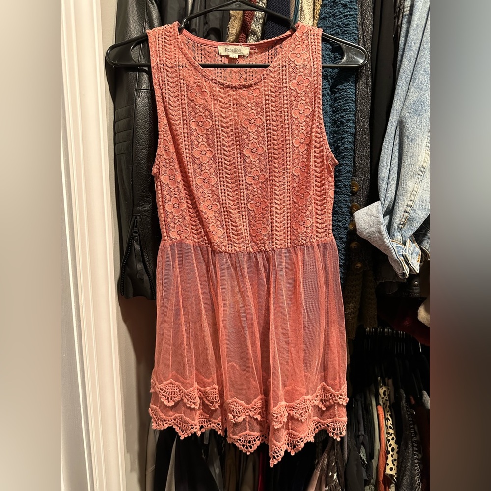Women’s sheer rebellion tank